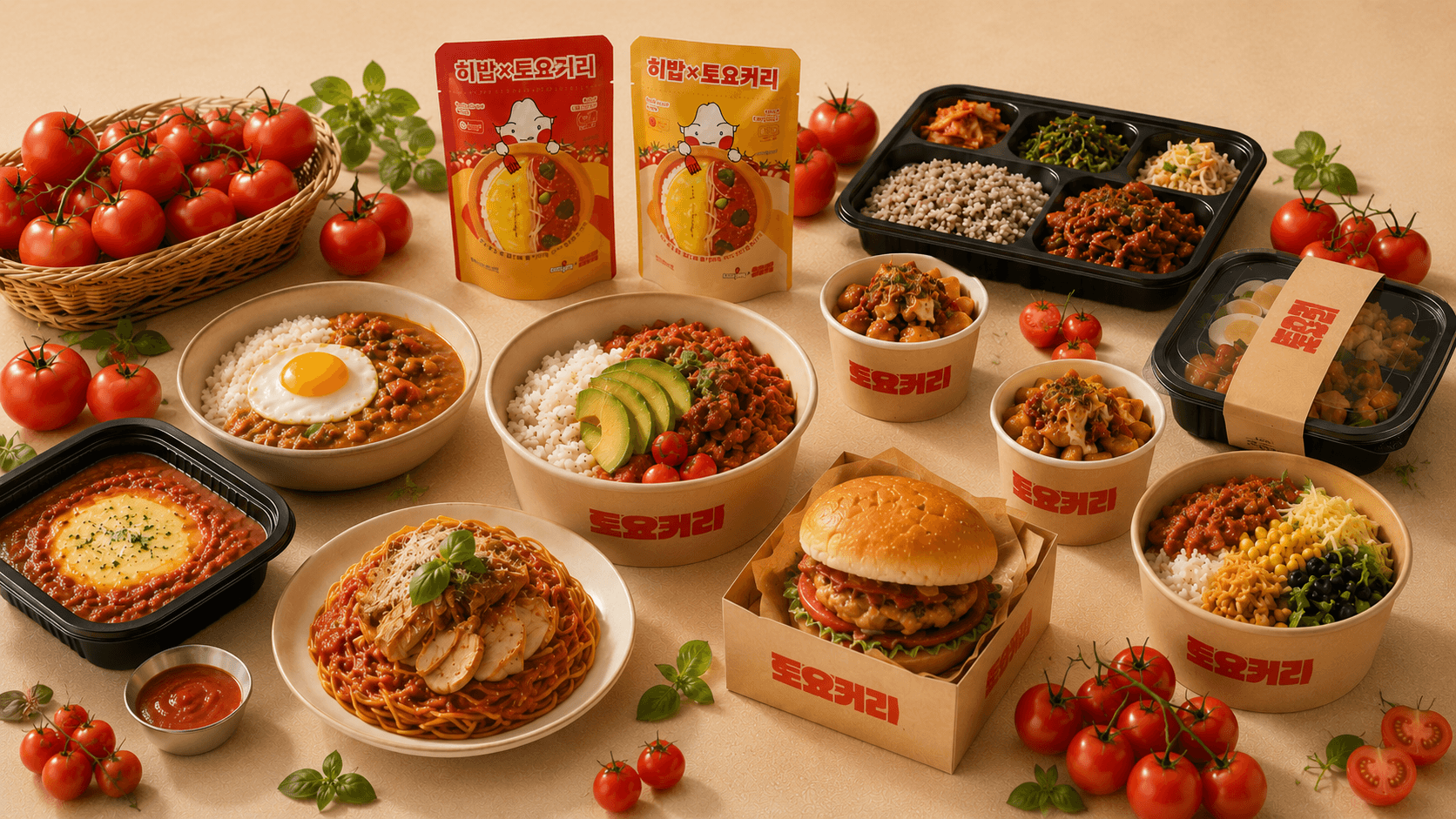 토마토 커리 한 그릇